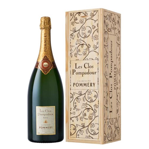 Pommery Clos Pompadour Vintage Wooden Box Magnum  Champagne 150cl - 5 Stars